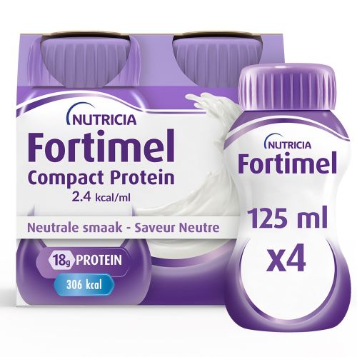 Fortimel Compact Protein 2.4 kcal/ml Neutral Flavor | 4 x 125 ml |  PharmaMarket